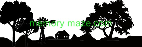 Stencil,mask or template COUNTRY  SCAPE  100X300  Min buy 3